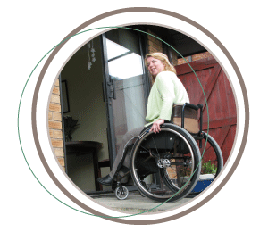 Image of Lady in Wheelchair